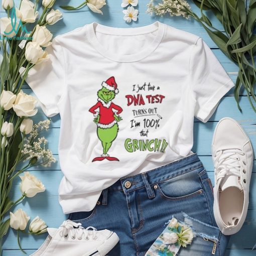 Christmas T Shirt with Grinch DNA Print