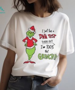 Christmas T Shirt with Grinch DNA Print