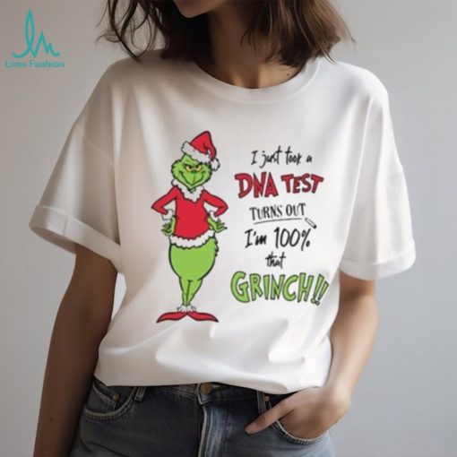 Christmas T Shirt with Grinch DNA Print