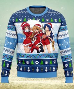 Christmas Taiga Minori and Ami Toradora Ugly Christmas Sweater