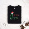 Merry Christmas Winter Skull Santa Hat Cousin Crew T Shirts