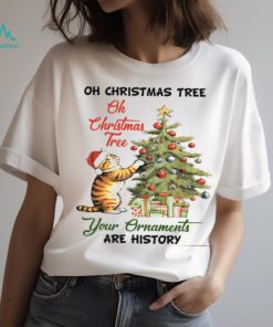 Christmas Tree Your Are History Shirt