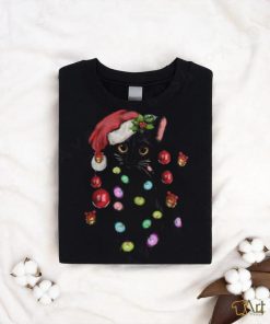 Christmas black christmas cat merry christmas merry christmas cat lover gift T shirt