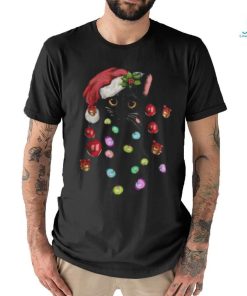 Christmas black christmas cat merry christmas merry christmas cat lover gift T shirt