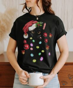 Christmas black christmas cat merry christmas merry christmas cat lover gift T shirt