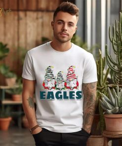 Christmas lights NFL Gnomes Philadelphia Eagles football funny shirt