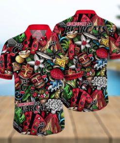 Cincinnati Bearcats NCAA3 Flower Hawaiian Shirt