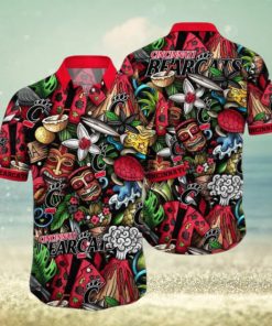 Cincinnati Bearcats NCAA3 Flower Hawaiian Shirt