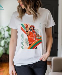 Cincinnati Bengals 1 Joe Burrow 7 eleven shirt