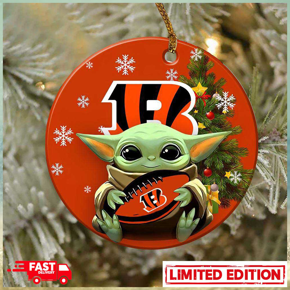 Cincinnati Bengals Baby Yoda NFL 2023 Christmas Tree Decorations Ornament Cincinnati Bengals Baby Yoda NFL 2023 Christmas Tree Decorations Ornament