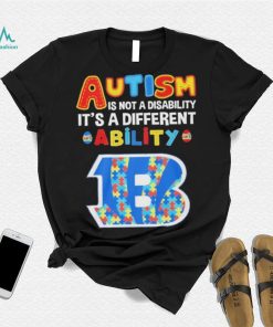 Cincinnati Bengals NFL Autism Is Not A Disability 2024 Shirt