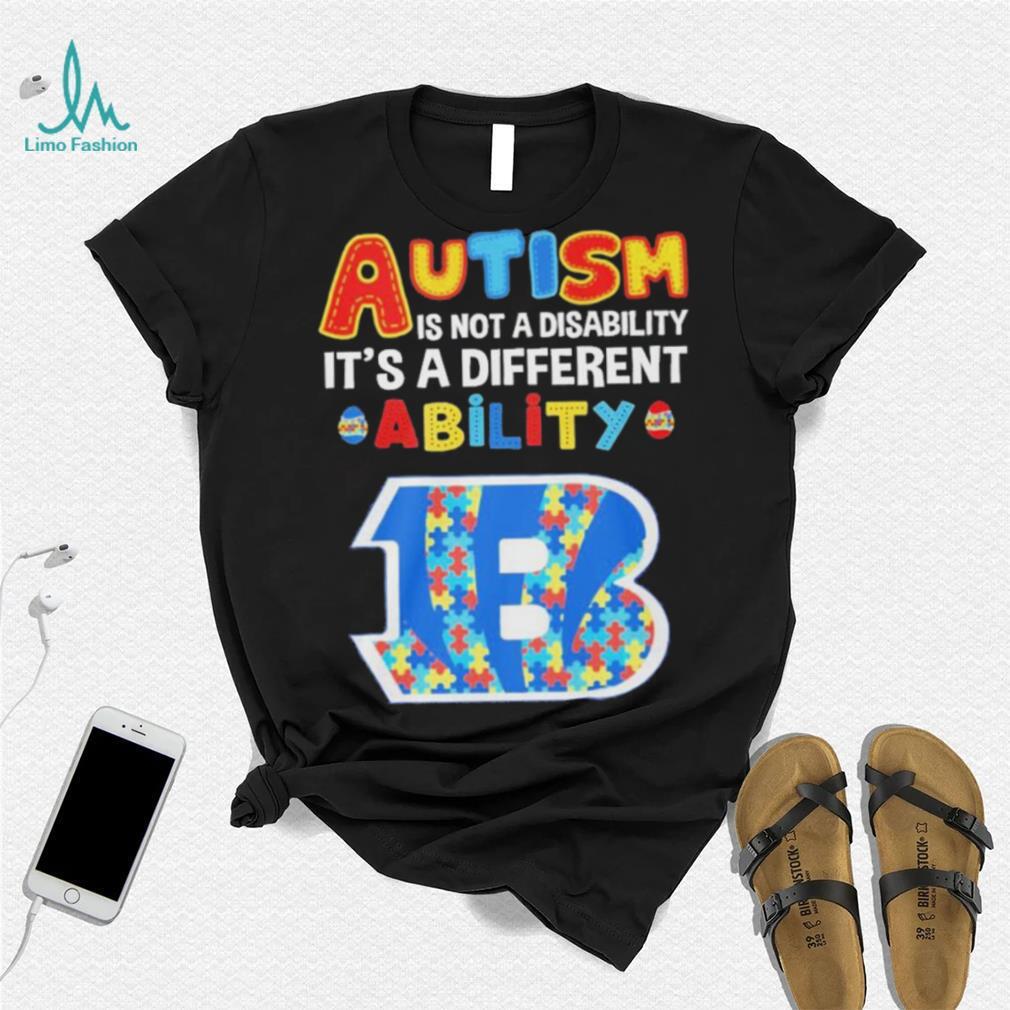 Cincinnati Bengals NFL Autism Is Not A Disability 2024 Shirt Cincinnati Bengals NFL Autism Is Not A Disability 2024 Shirt