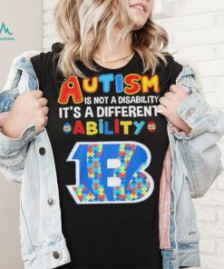 Cincinnati Bengals NFL Autism Is Not A Disability 2024 Shirt