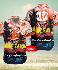 Cincinnati Bengals NFL Gift For Fan Personalized Hawaiian Shirt & Short