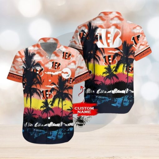 Cincinnati Bengals NFL Gift For Fan Personalized Hawaiian Shirt & Short