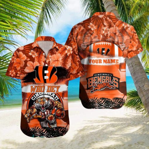 Cincinnati Bengals NFL Hawaiian shirt Custom Name Summer Gift