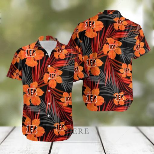 Cincinnati Bengals New Design 3D Flower Hawaiian Shirt For Men Women