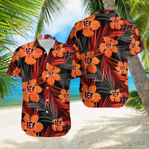 Cincinnati Bengals New Design 3D Flower Hawaiian Shirt For Men Women