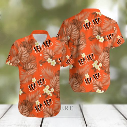 Cincinnati Bengals New Style 3D Flower Hawaiian Shirt For Men Women