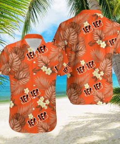 Cincinnati Bengals New Style 3D Flower Hawaiian Shirt For Men Women