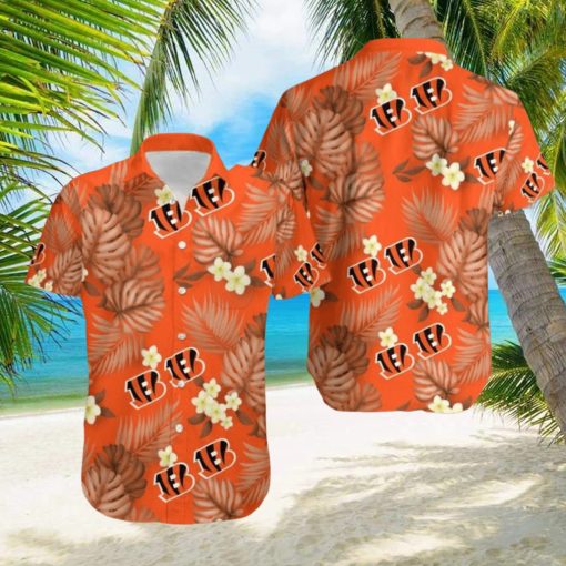 Cincinnati Bengals New Style 3D Flower Hawaiian Shirt For Men Women