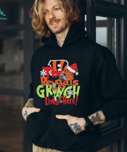 Cincinnati Bengals The Bengals Grinch lives here football Christmas gift shirt