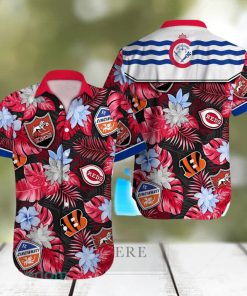 Cincinnati Logo Sport Teams Beach Lover Gift Aloha Hawaiian Shirt For Men And Women