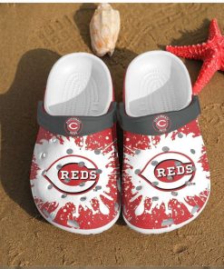 Cincinnati Reds Baseball Team Custom Name Clogs Capture The Sporting Spirit