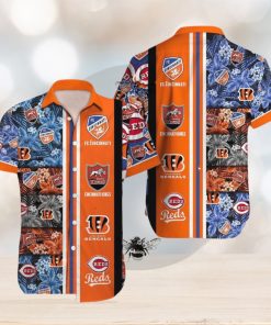 Cincinnati Sport Teams Hawaiian Shirt Sport Fans Lover Gift