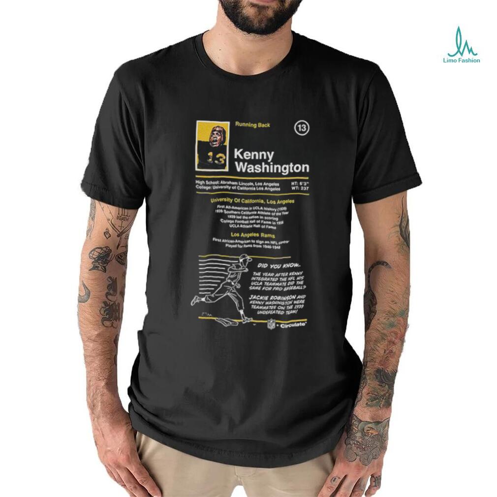 Circulate NFL Origins Super Bowl LVI Kenny Washington T Shirt Circulate NFL Origins Super Bowl LVI Kenny Washington T Shirt