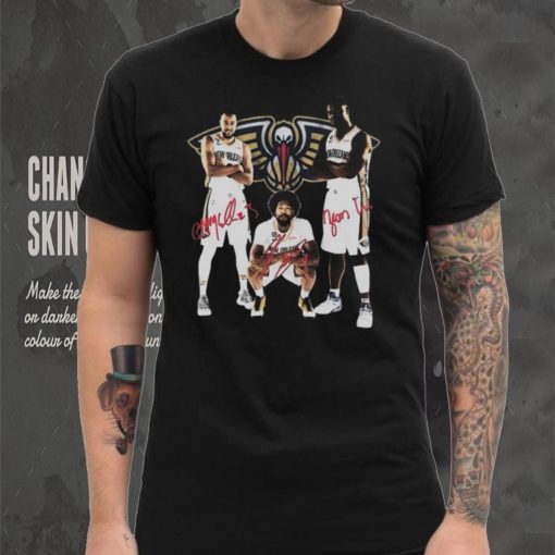 Cj Mccollum 3 Brandon Ingram 14 Zion Williamson 1 New Orleans Pelicans Basketball Player T shirt