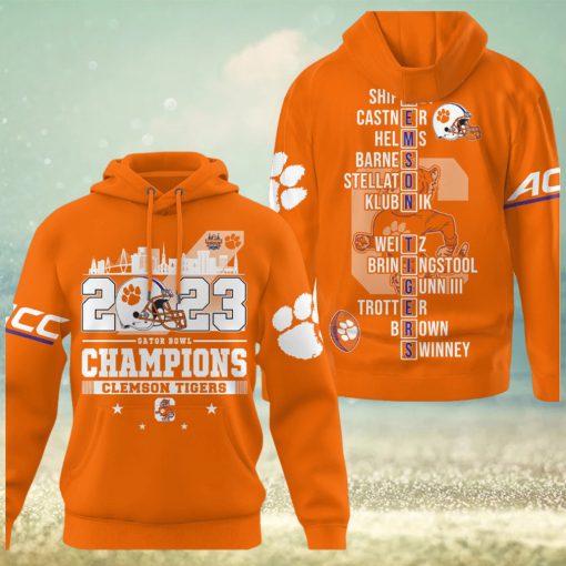 Clemson Tigers 2023 Gator Bowl Champions Hoodie T Shirt