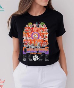 Clemson Tigers 2023 Gator Bowl Champions Signatures Shirt