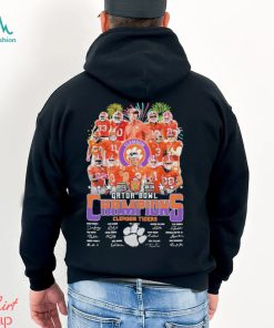 Clemson Tigers 2023 Gator Bowl Champions Signatures Shirt