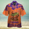 Philadelphia 76Ers Baby Yoda National Basketball 3D Association Hawaiian Shirt