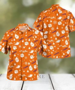 Clemson Tigers Christmas Hawaiian Shirt Beach Gift Fans For Men And Women