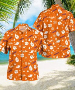 Clemson Tigers Christmas Hawaiian Shirt Beach Gift Fans For Men And Women