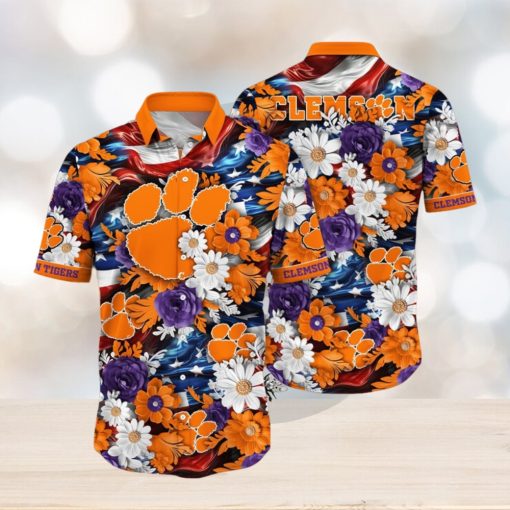 Clemson Tigers NCAA1 Hawaii Shirt Independence Day