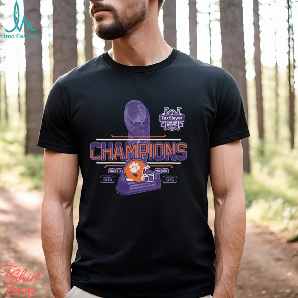 Clemson Tigers Win 38 35 Kentucky Football 2023 TaxSlayer Gator Bowl Champions Final Score Shirt Clemson Tigers Win 38 35 Kentucky Football 2023 TaxSlayer Gator Bowl Champions Final Score Shirt