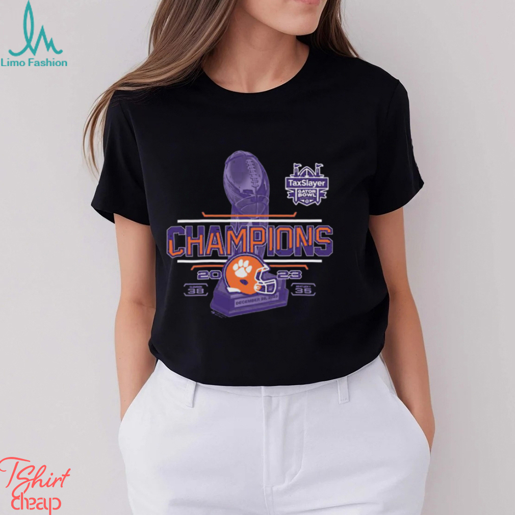 Clemson Tigers Win 38 35 Kentucky Football 2023 TaxSlayer Gator Bowl Champions Final Score Shirt Clemson Tigers Win 38 35 Kentucky Football 2023 TaxSlayer Gator Bowl Champions Final Score Shirt