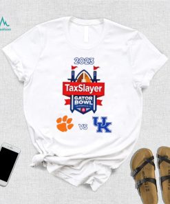 Clemson Tigers vs Kentucky Wildcats 2023 Tax Slayer Gator Bowl shirt