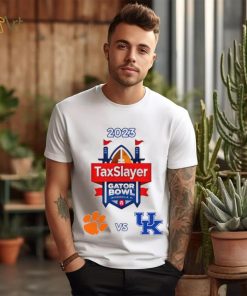 Clemson Tigers vs Kentucky Wildcats 2023 Tax Slayer Gator Bowl shirt