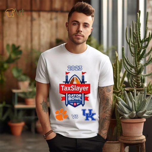 Clemson Tigers vs Kentucky Wildcats 2023 Tax Slayer Gator Bowl shirt