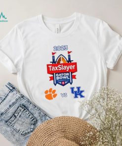 Clemson Tigers vs Kentucky Wildcats 2023 Tax Slayer Gator Bowl shirt