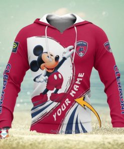 Clermont Foot 63 Custom Name Mickey Pullover Hoodie