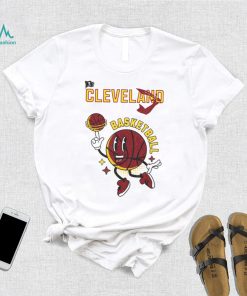 Cleveland Basketball Retro Vintage Sports Graphic Kids T Shirt