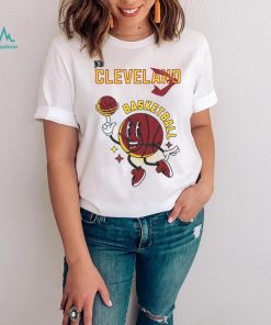 Cleveland Basketball Retro Vintage Sports Graphic Kids T Shirt