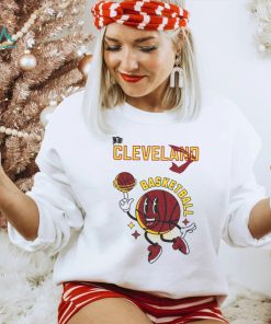 Cleveland Basketball Retro Vintage Sports Graphic Kids T Shirt