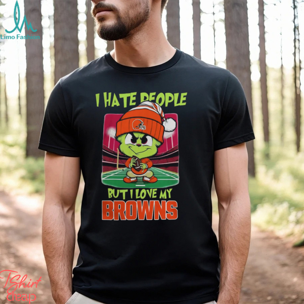 Cleveland Browns Christmas Merch Santa Grinch Chibi I Hate People But I Love My Cleveland Browns Christmas Shirt Cleveland Browns Christmas Merch Santa Grinch Chibi I Hate People But I Love My Cleveland Browns Christmas Shirt