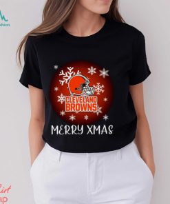 Cleveland Browns Christmas Merry Christmas Football Unisex T shirt